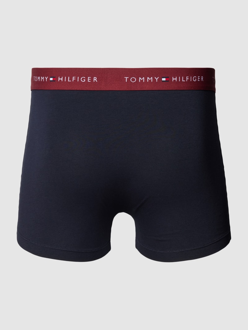Trunks mit elastischem Bund im 3er-Pack in dunkelblau