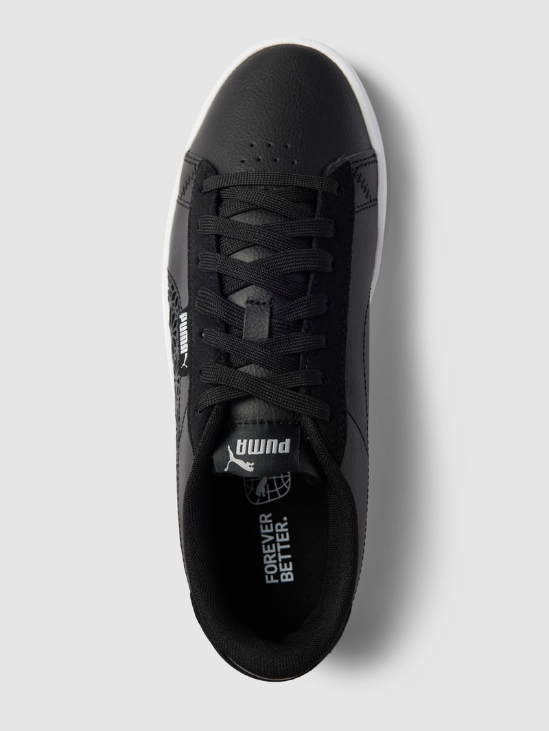 Sneaker mit Strukturmuster in schwarz