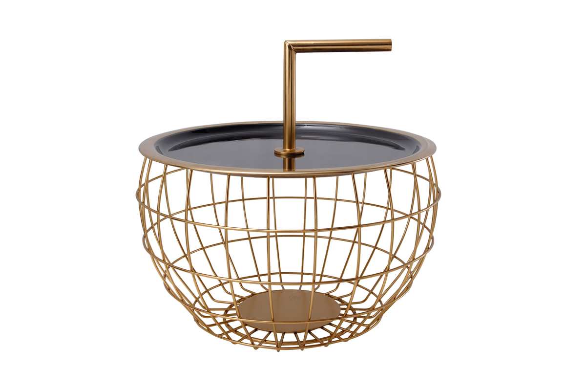 Kayoom Beistelltisch Art Deco 555 Schwarz