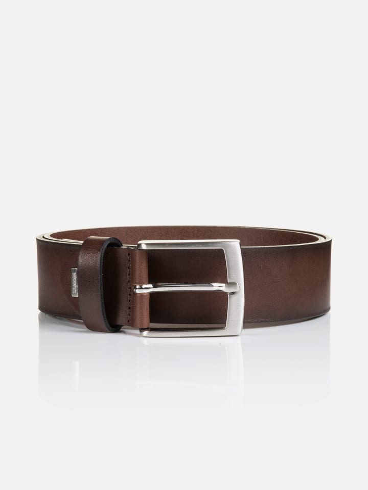 Monti Ledergürtel TUSTON in brown uni günstig kaufen