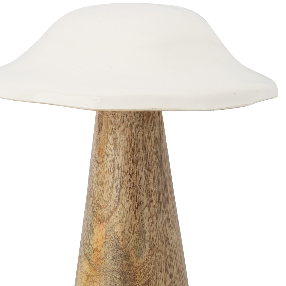 Großer Deko-Pilz mit glänzendem Kopf