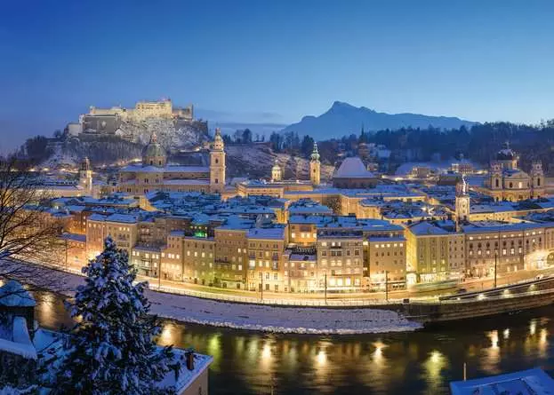 Puzzle 1000 Teile - Salzburger Abendstimmung