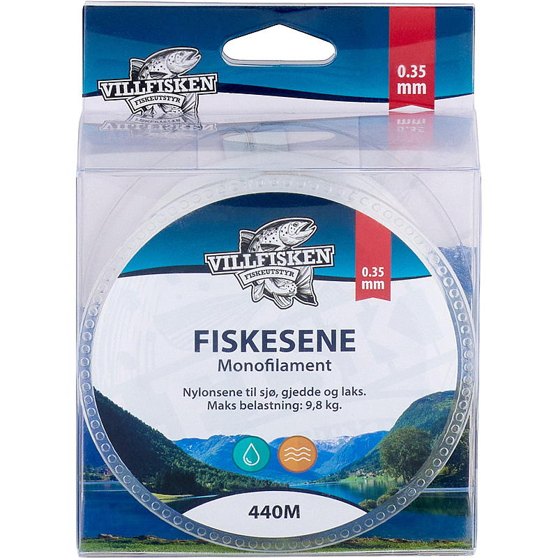 Villfisken Fiskesene mono 0,35 mm, 440 m, Villfisken