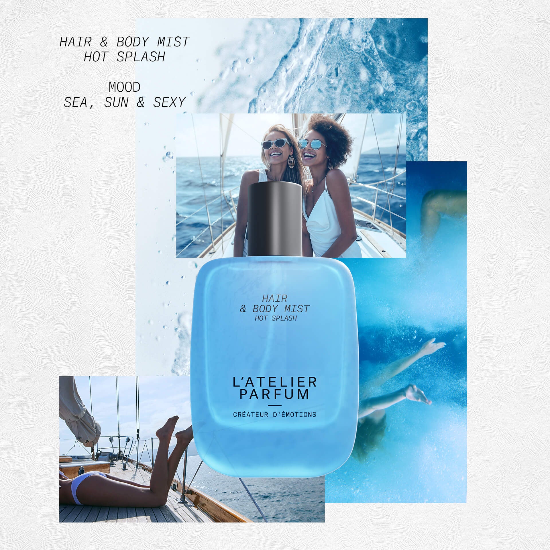 Brume capillaire et corporelle Hot Splash - Eau aromatique