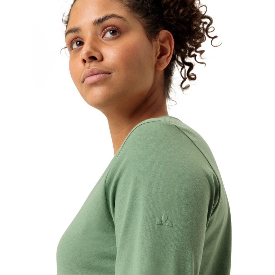 Logo Langarmshirt Damen