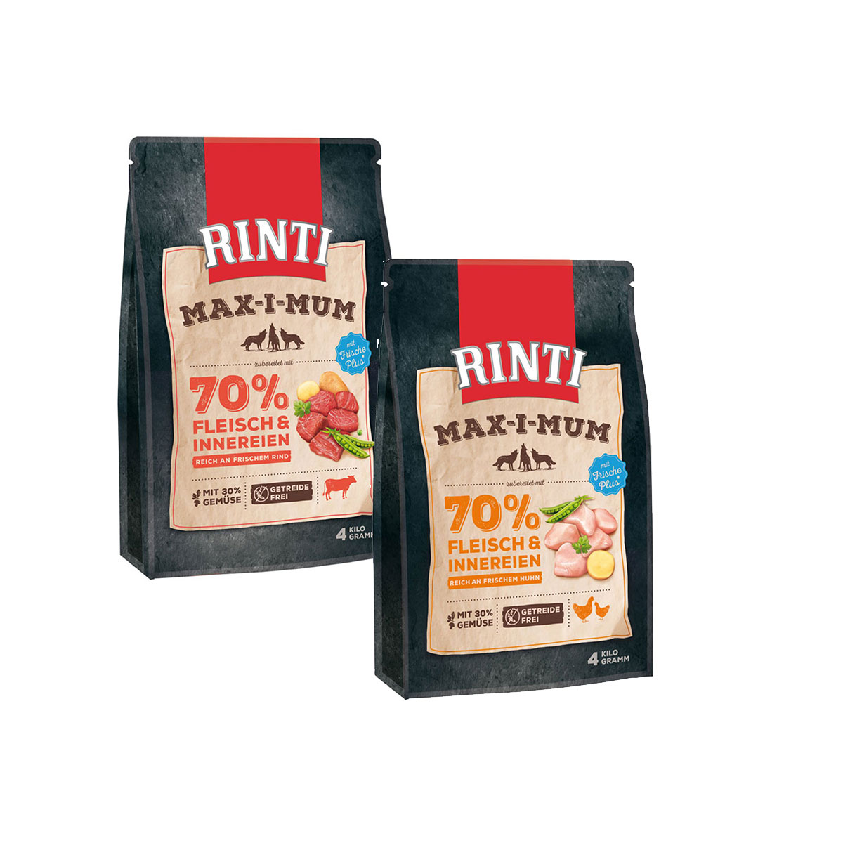 Rinti Max-i-Mum Rind und Huhn Mixpaket kaufen bei ZooRoyal