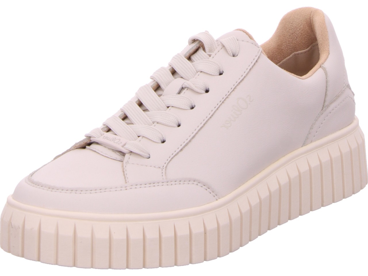 S.OLIVER Freizeit Schnürer beige
