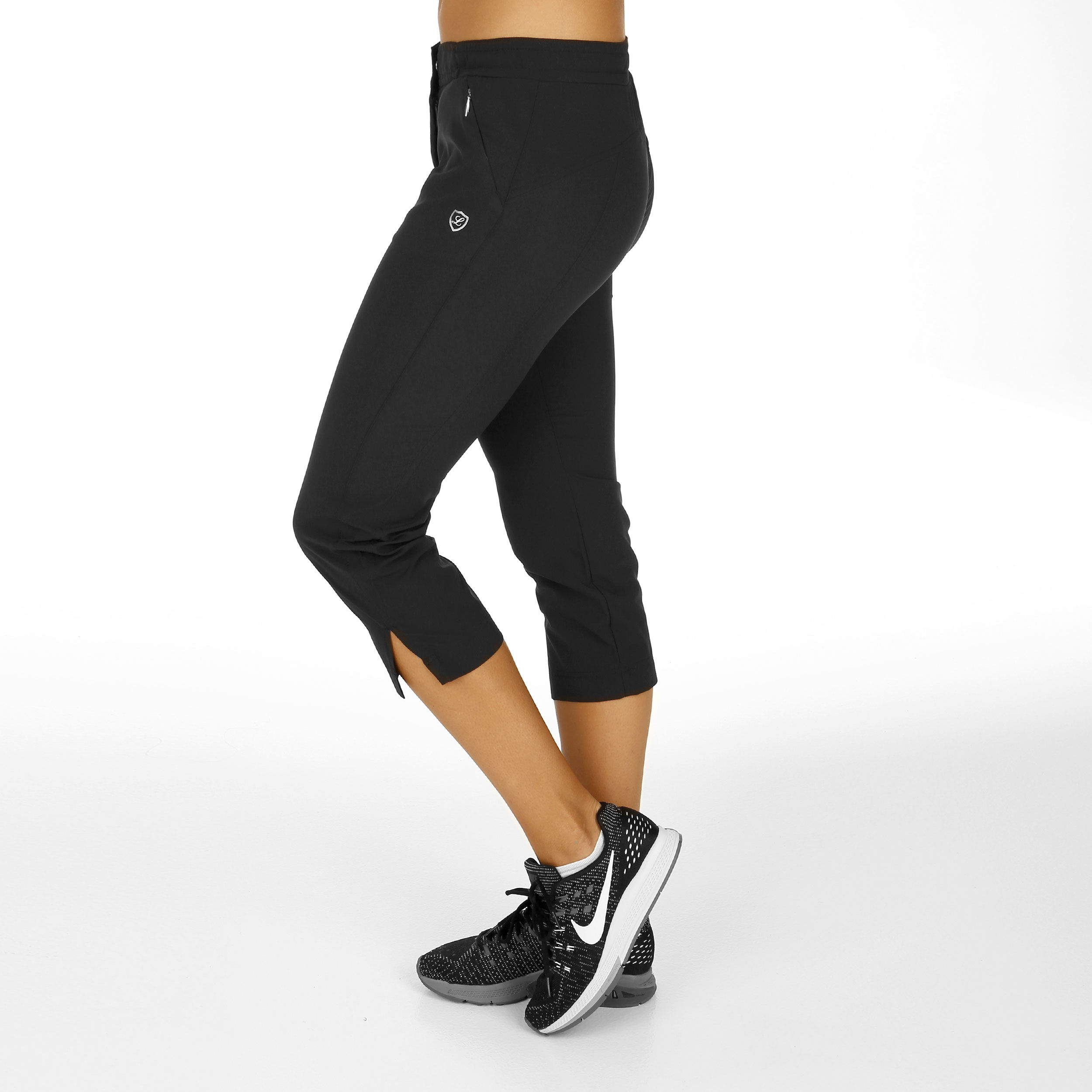 Carla Trainingshose Damen - Schwarz, Weiß