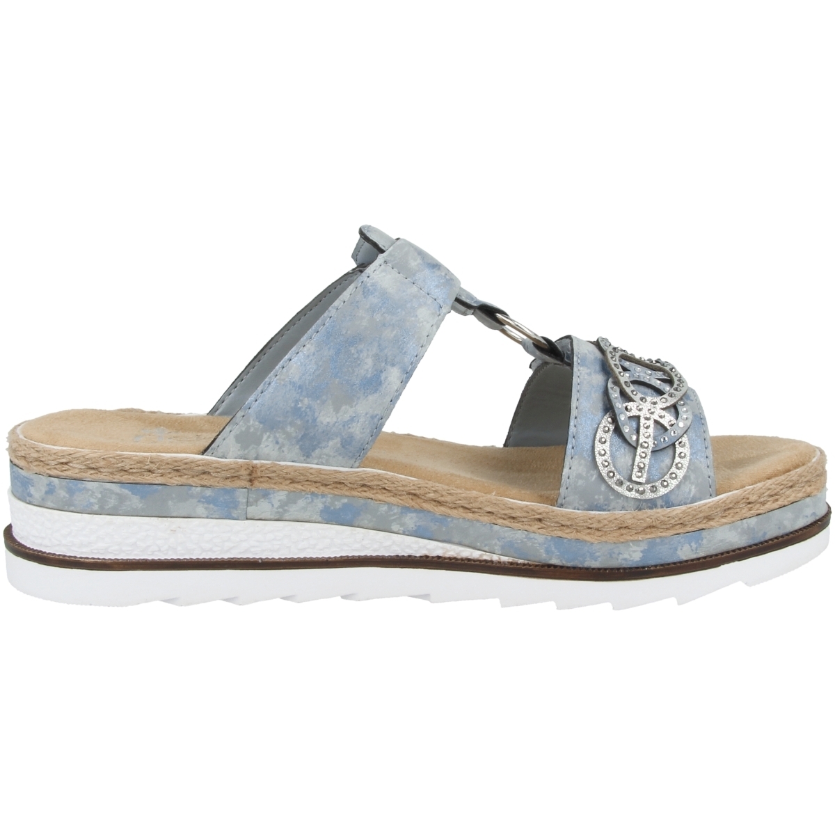 Rieker V7986 Sandale blau