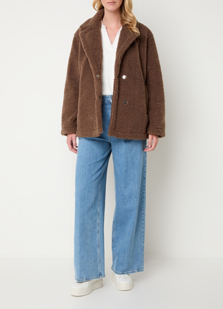 Cappotto in stile orsetto OPUS Everly con tasche laterali
