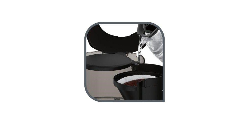 Tefal Filterkaffeemaschine Principio Select CM272N, Schwenkfilter, Für 15 Tassen Kaffee