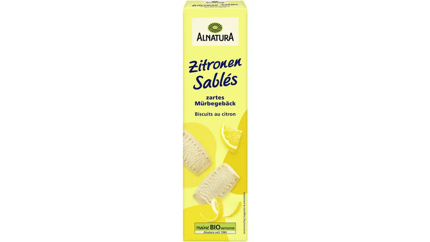 Alnatura Bio Zitronen Sablés 110 g