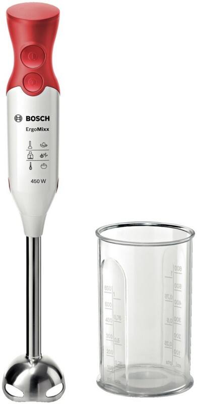 Bosch Stabmixer MSM64110 450 W Kunststoff Rot, Weiß