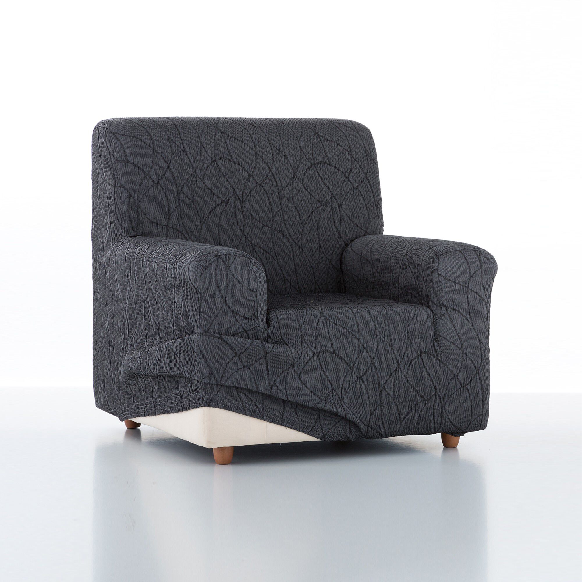 Housse extensible motif jacquard 