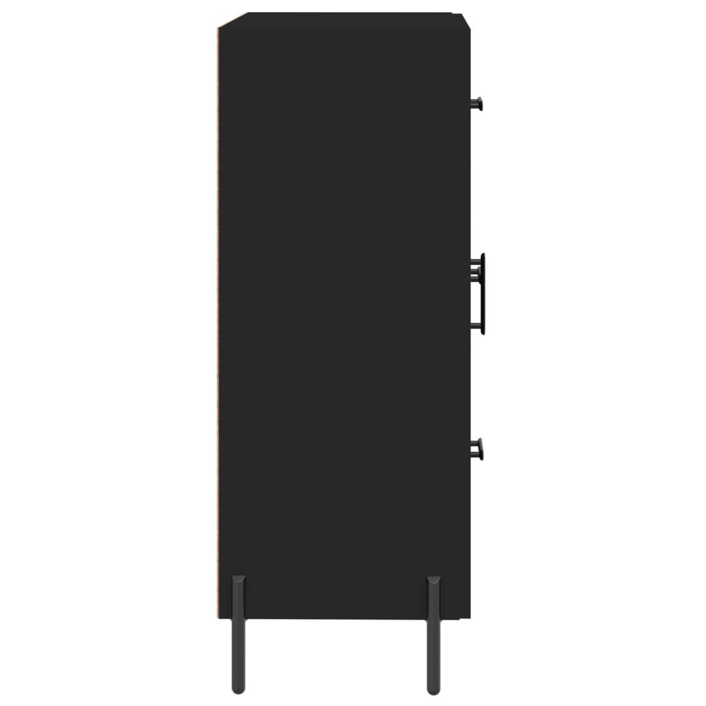 vidaXL Sideboard Sideboard Schwarz 69,5x34x90 cm Holzwerkstoff (1 St)