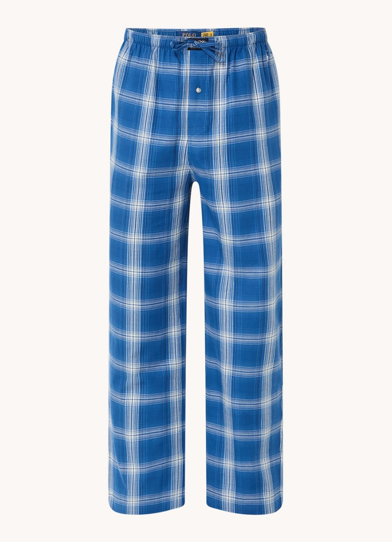 Ralph Lauren pajama bottoms with logo print and side pockets