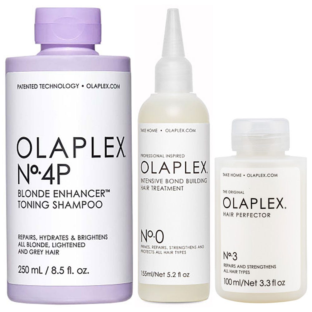 Olaplex Bundle No. 4-P + No. 0 + No. 3