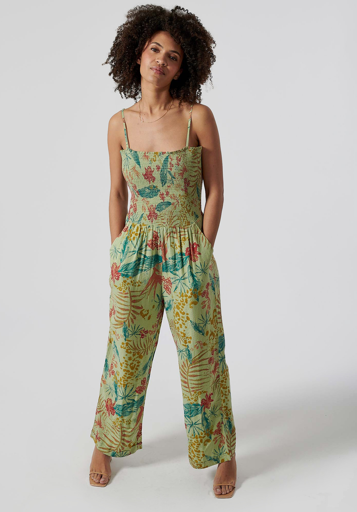 CEDRA  Combinaison fleurie femme