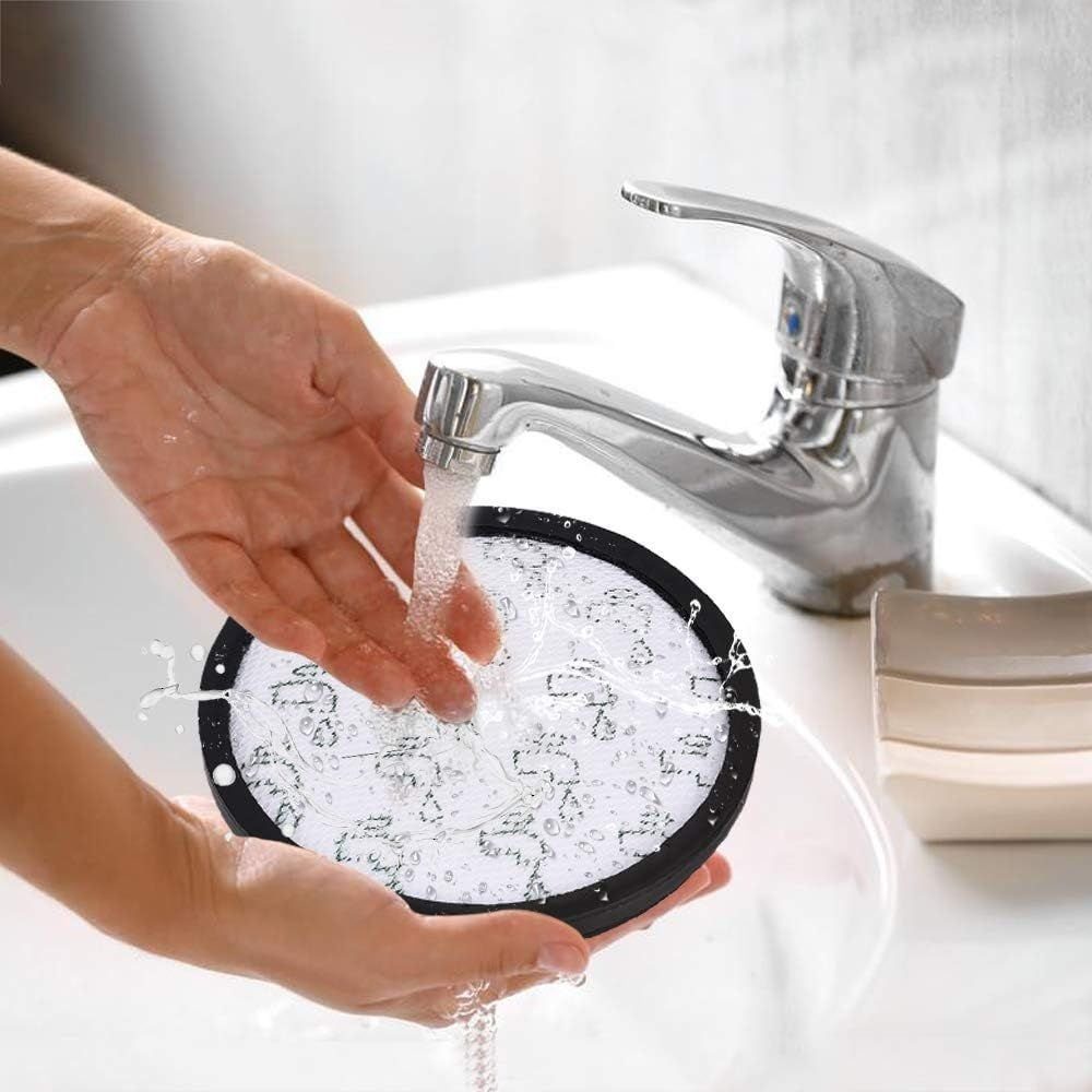 Zubehör-Set 2 Stück Filter für 4AAAA Staubsauger, Ersatzfilter Zubehör Kompatibel, Melteine