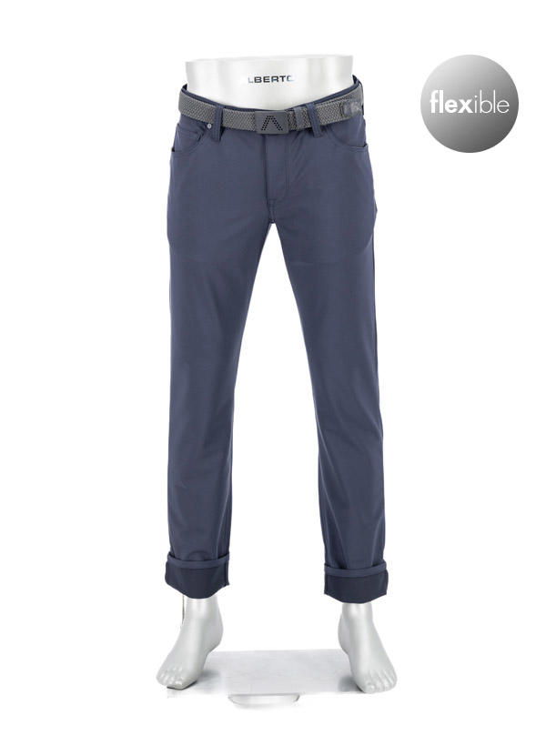 Alberto Bike, Hose, Regular Fit, Mikrofaser thermoisolierend, navy