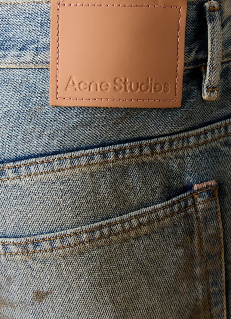 Acne Studios Loose fit jeans made of organic cotton with a destroyed finish