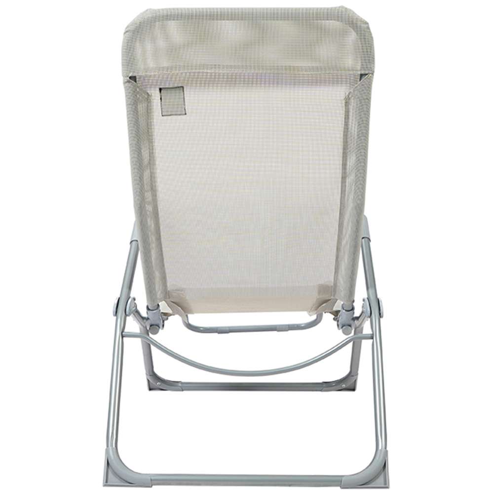 BIXENTE klappbare Gartenliege 157 cm 2er-Set beige