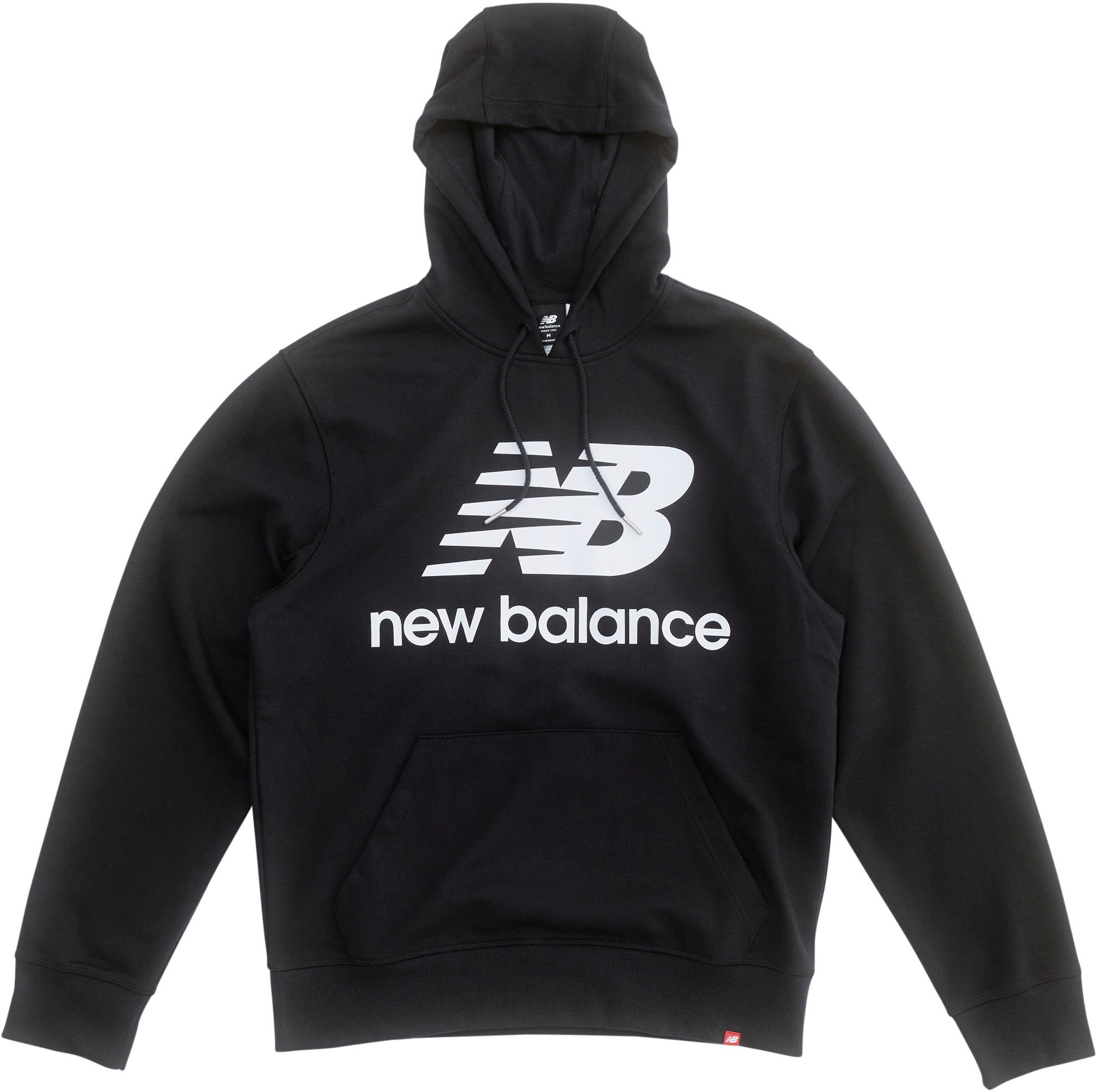 New Balance Kapuzensweatshirt NB ESSENTIALS STACKED LOGO FLEECE HOODIE
