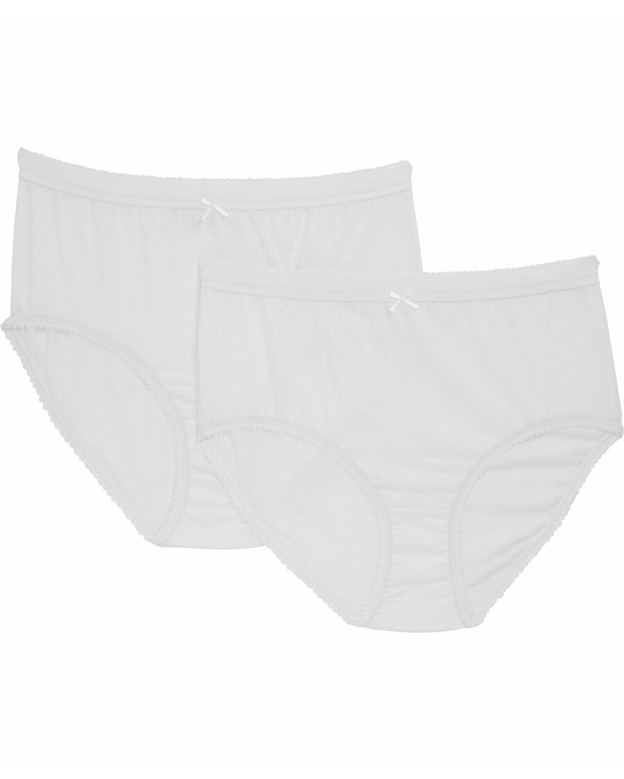 Weiße Slips
