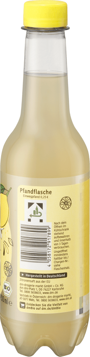 Zitronenlimonade, 430 ml EINWEG