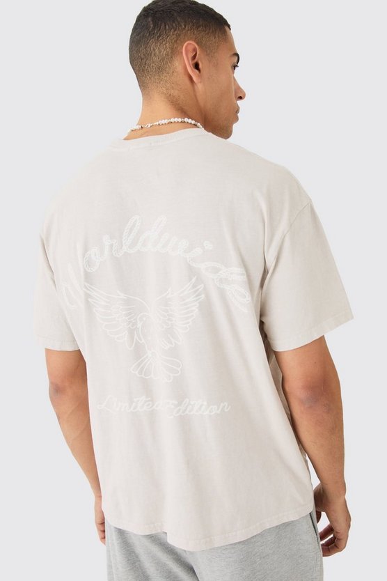 Oversized Boxy Worldwide Overdye T-shirt
