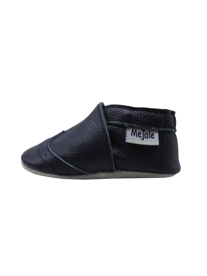 Yalion Leder-Krabbelschuhe in Dunkelblau günstig kaufen
