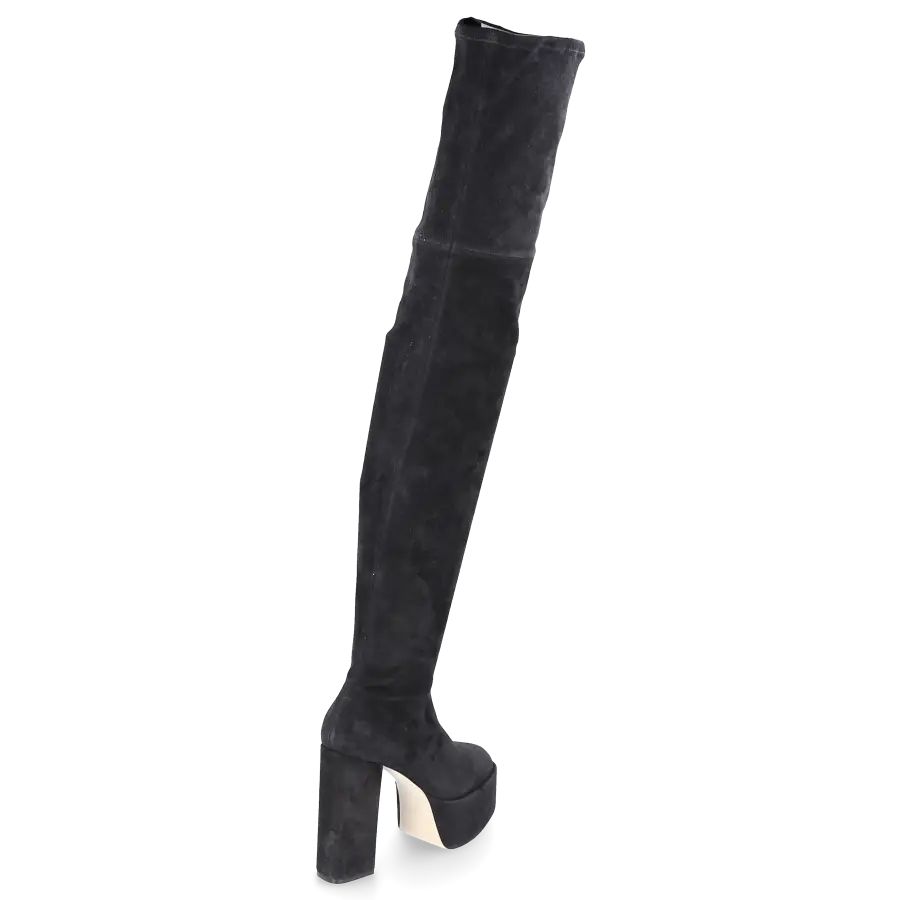 Paris Texas - Stiefel CARMEN Veloursleder - schwarz