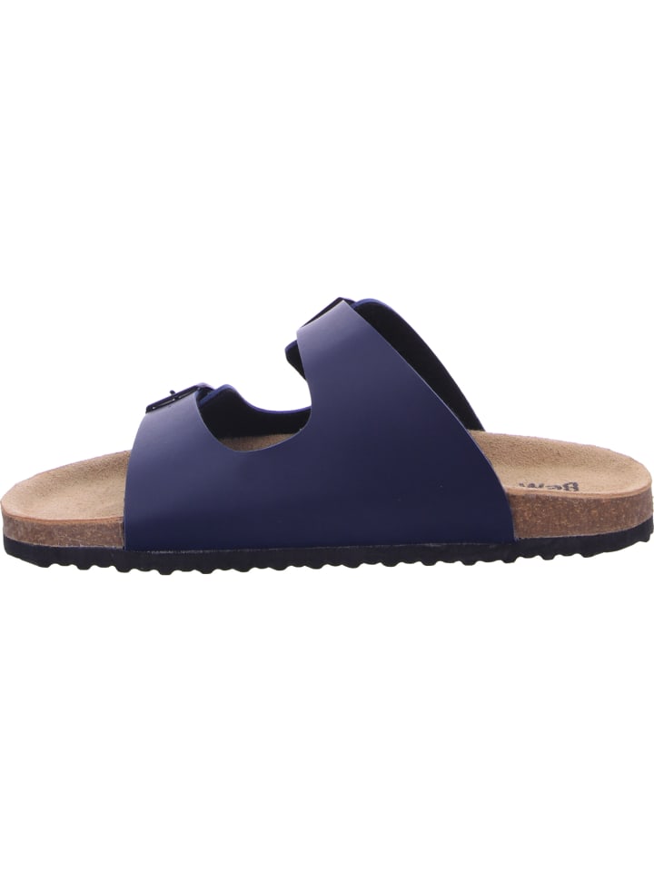 Be Mega Bio-Pantolette in blau günstig kaufen