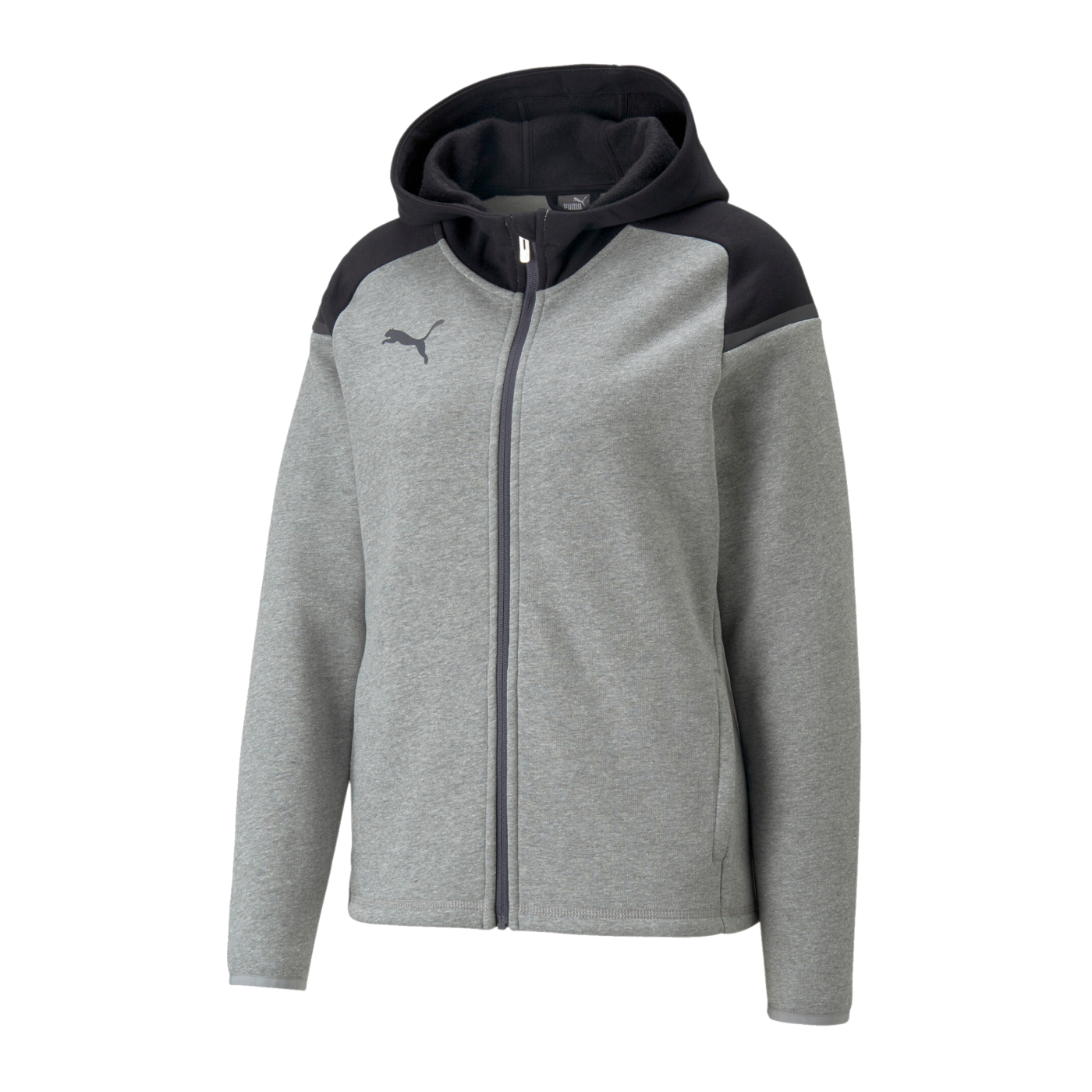 PUMA teamCUP Casuals Kapuzenjacke Damen Grau F13