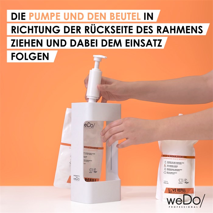 Nachfüllstation mit Pumpe