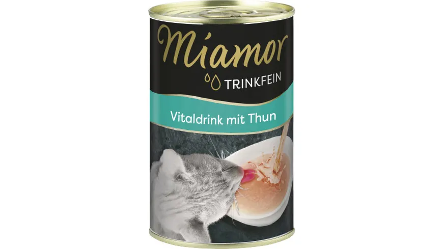 Miamor Katzengetränk Trinkfein - Vitaldrink mit Thunfisch 135 ml