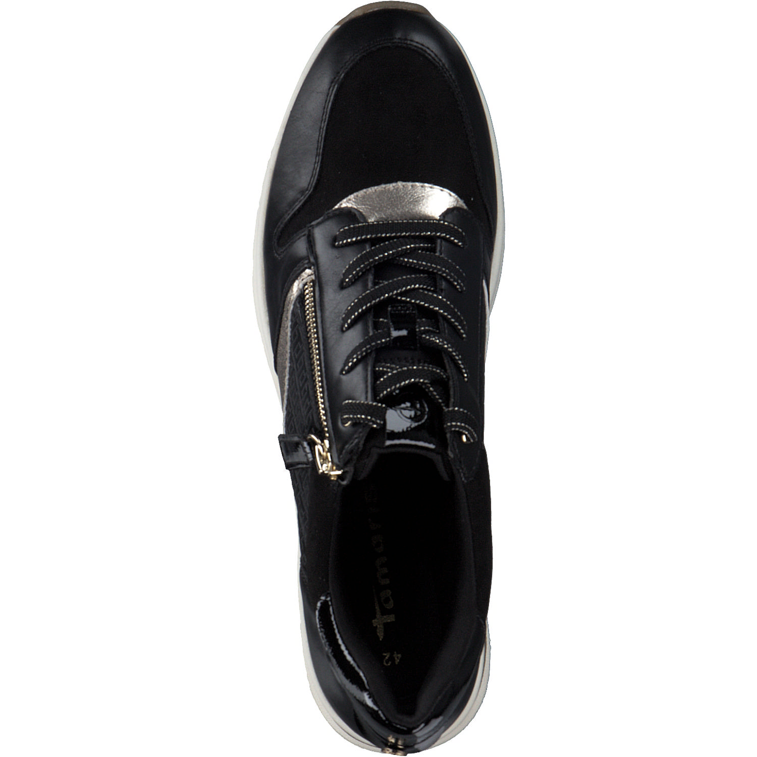 Tamaris 23702, Sneakers Low, Damen, Schwarz