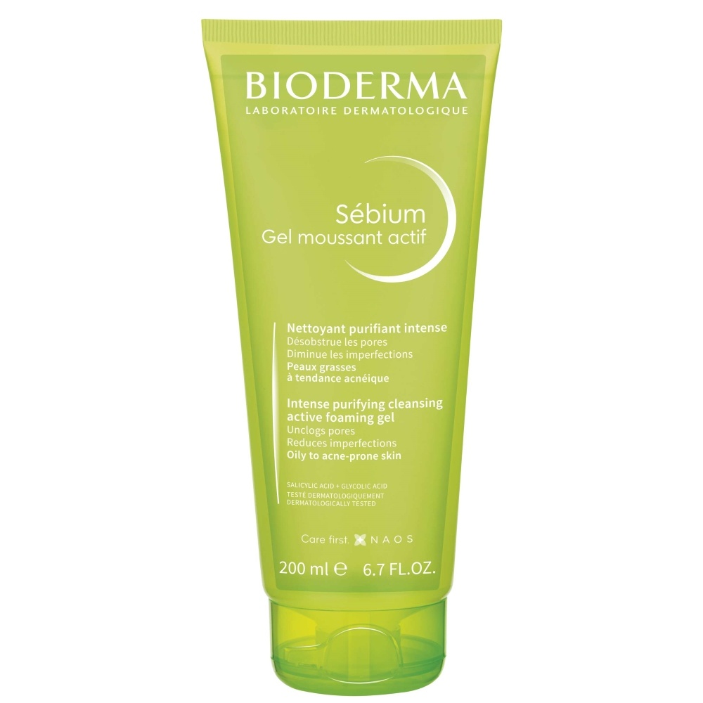Bioderma Sebium gel moussant actif 200 ml Nettoyant