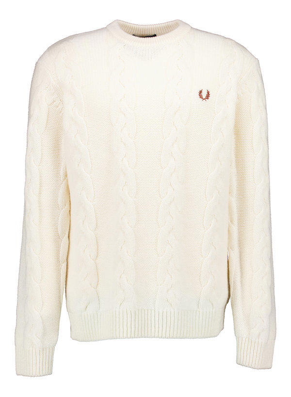 Fred Perry, Pullover, Wolle, creme