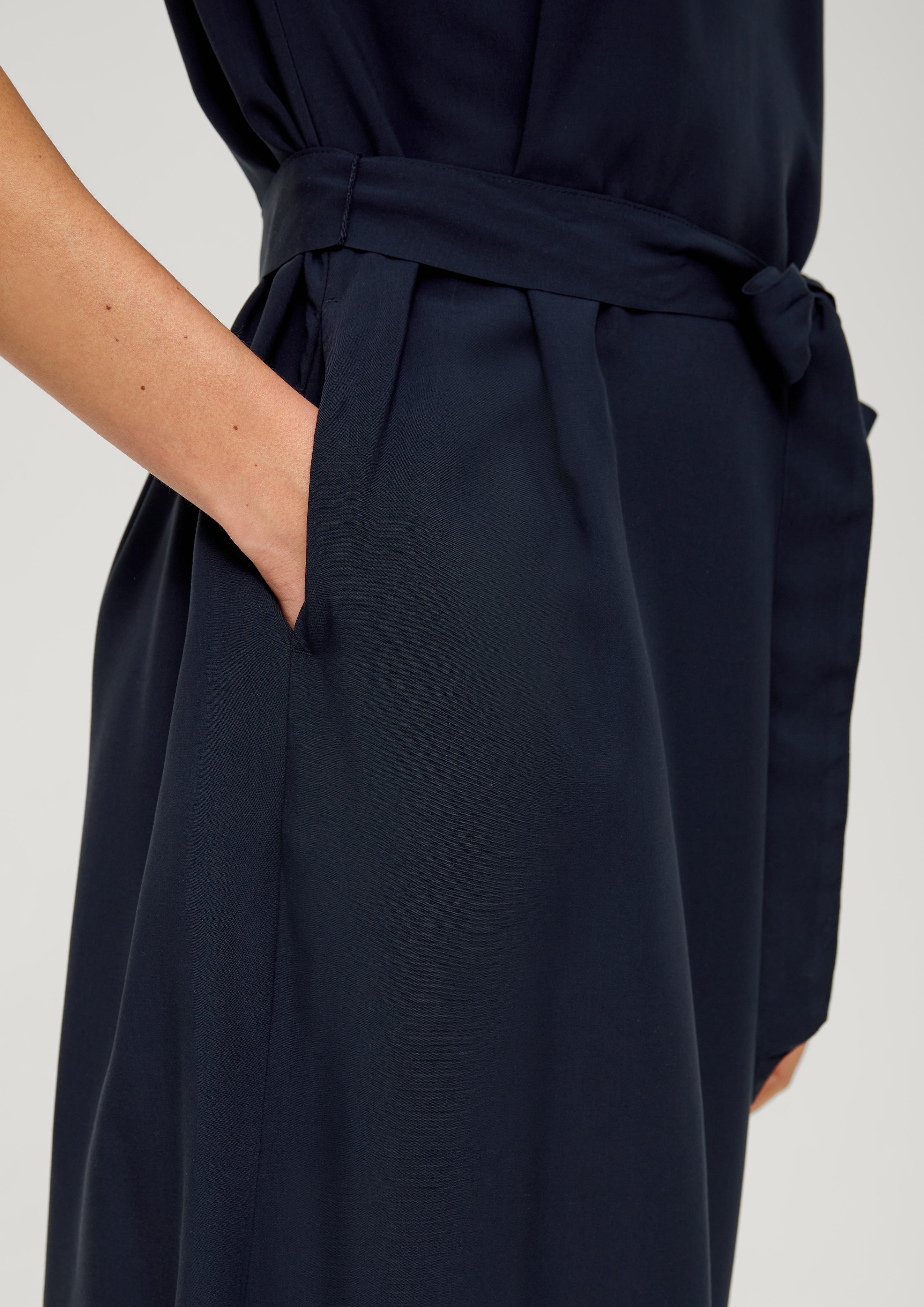 Kleid mit Bindeband aus Viskose  2131810-5959
