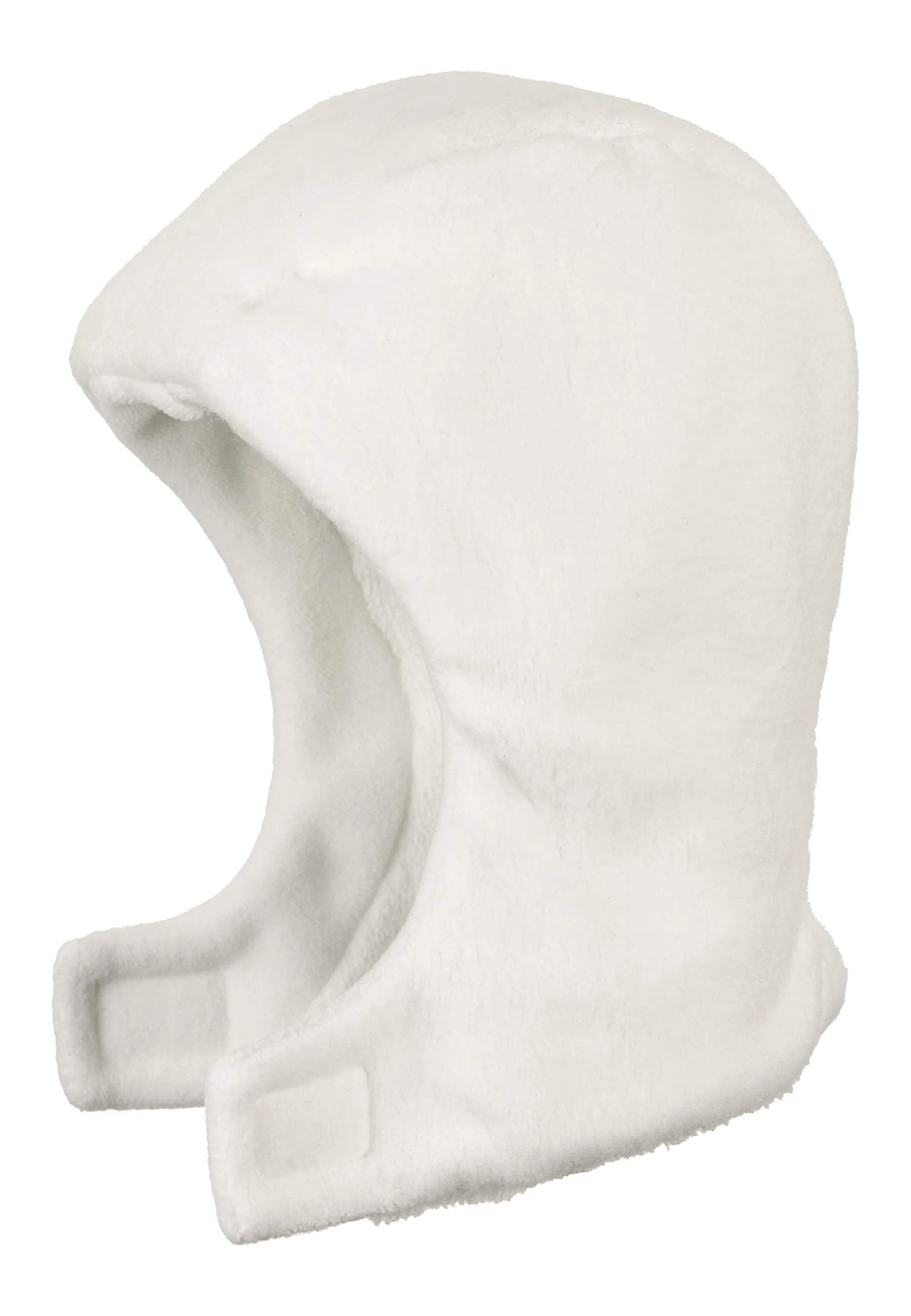 Schalmütze aus Teddyflausch mit 3D Ohren, Ecru