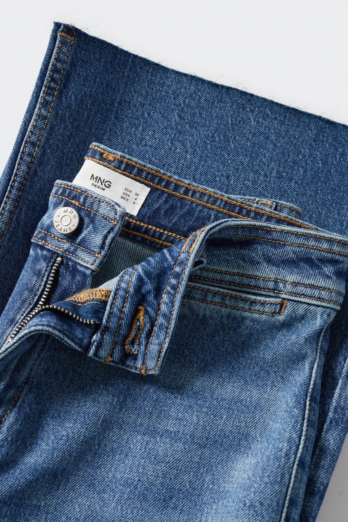 MANGO  37000097 Jeans Mittelblau