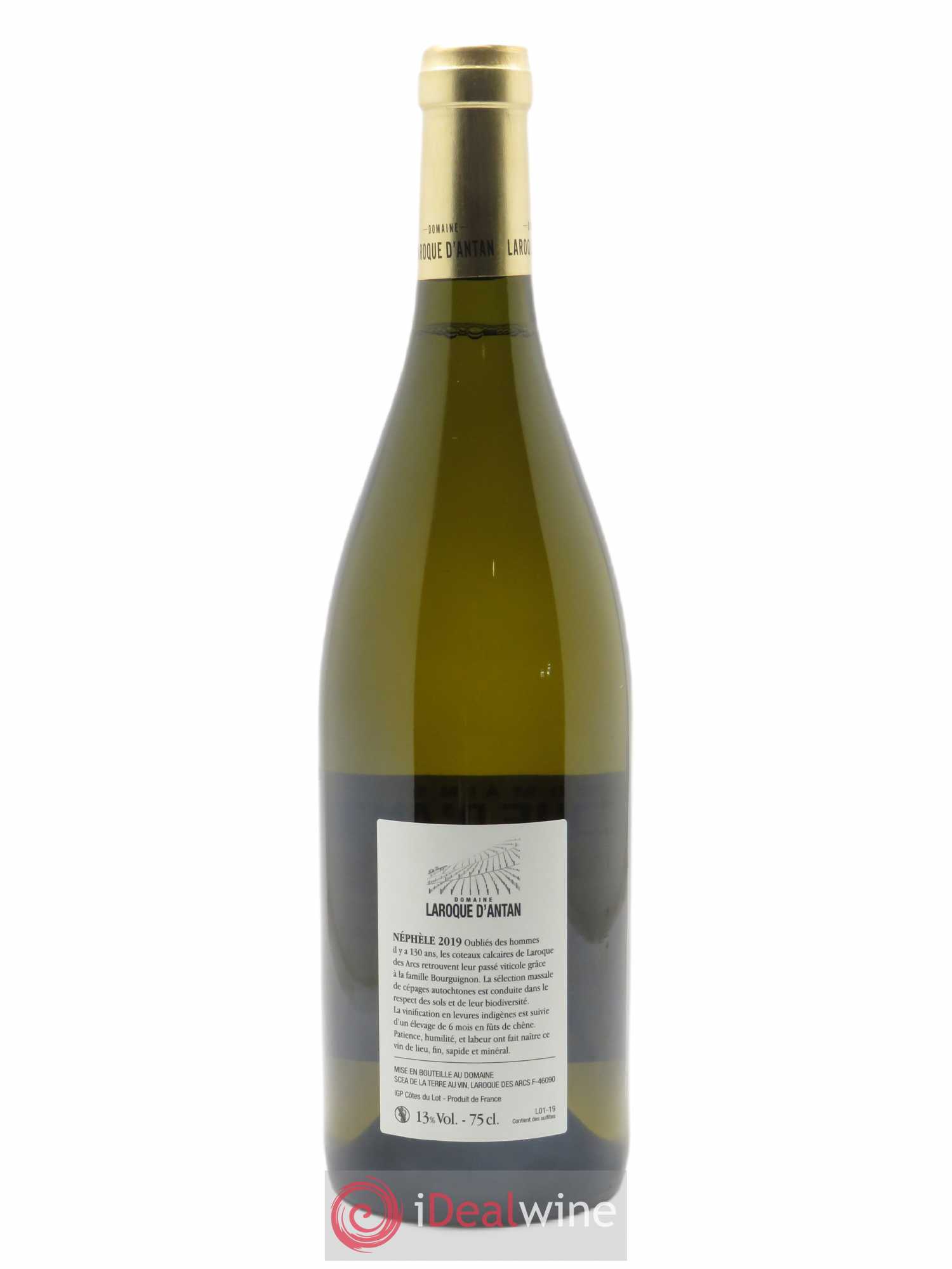 Côte du Lot Néphèle Laroque d'Antan (Domaine)  2019 - Lot de 1 Bouteille