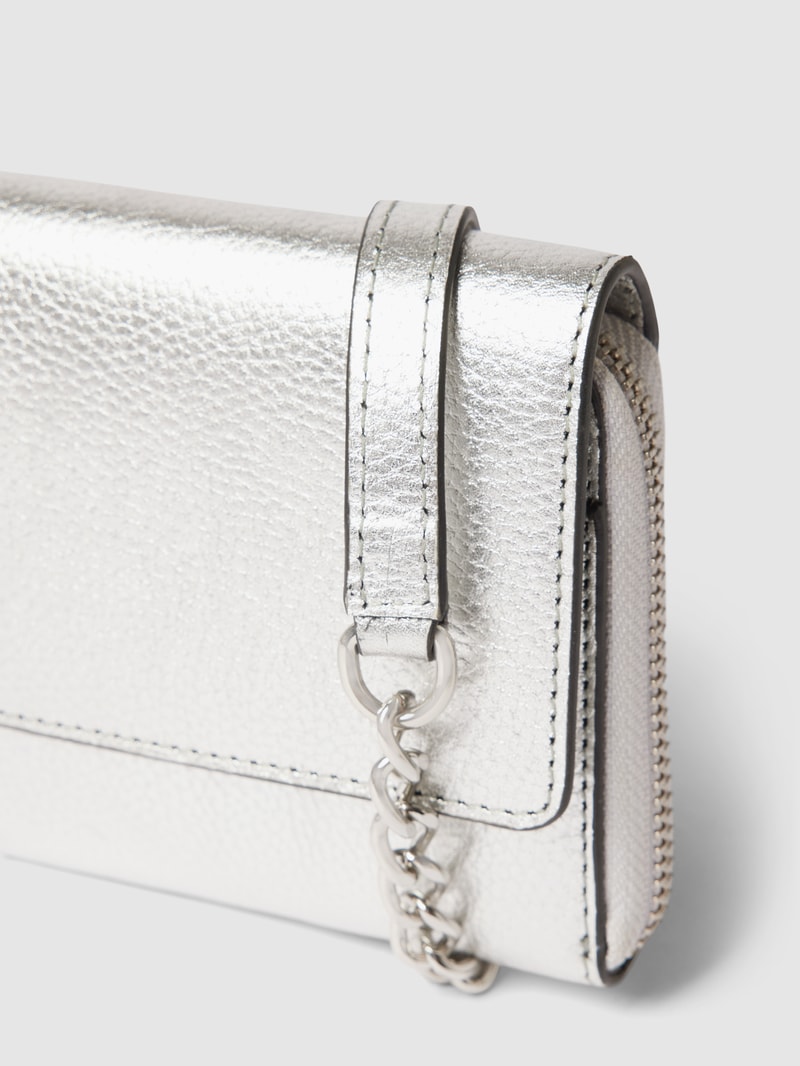 Portemonnaie aus Leder Modell 'K_Kosma' in silber