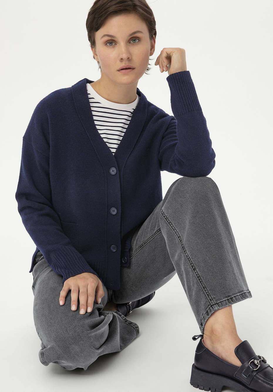 Strickjacke aus reiner Lambswool