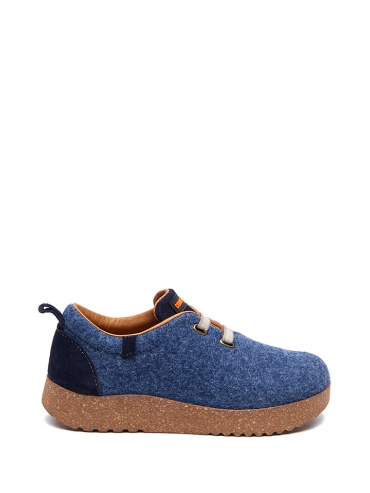 Comfortfusse Woll-Sneakers in Dunkelblau günstig kaufen