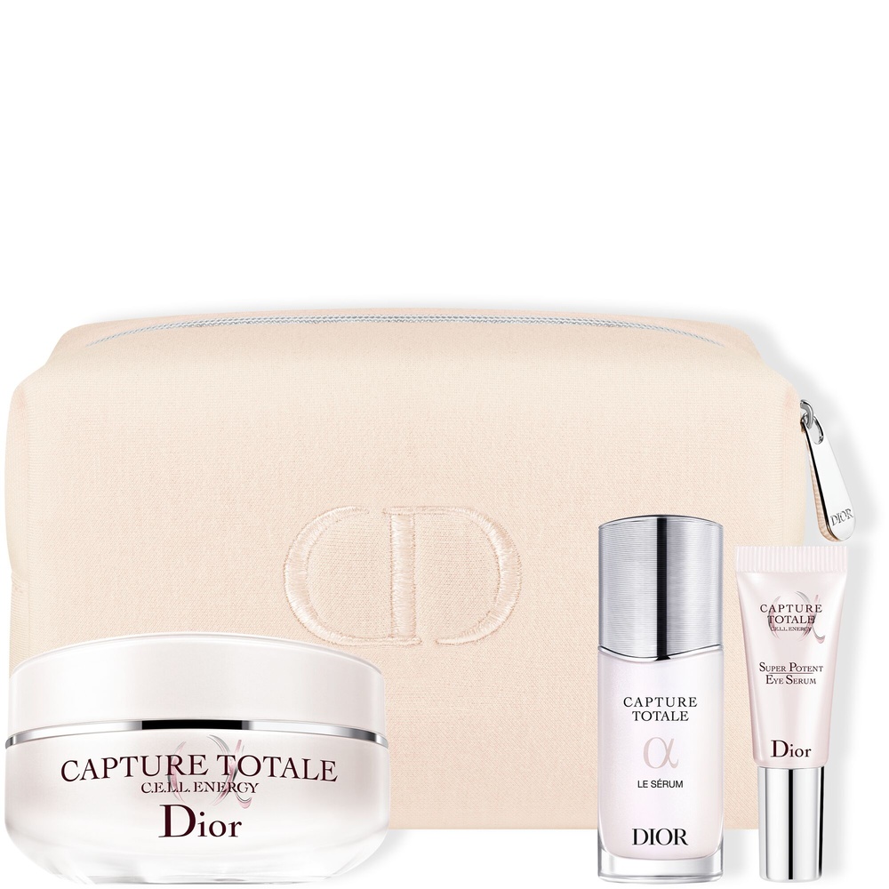 DIOR Capture Totale Coffret Cadeau - Crème fermeté, sérum visage et sérum contour des yeux