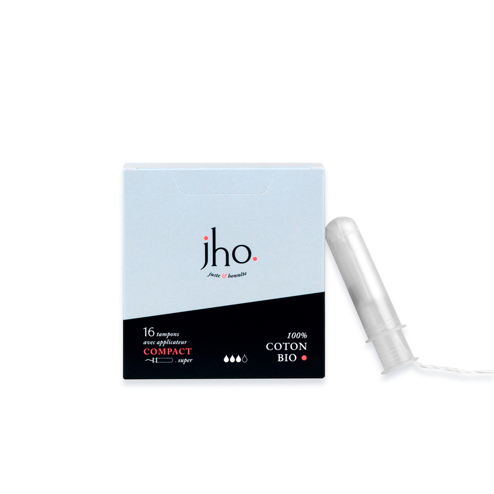 Jho Tampons avec applicateur compact - super Hygiène intime féminine