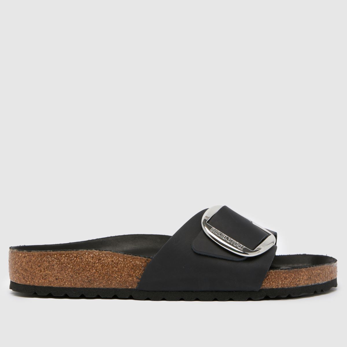 BIRKENSTOCK – Madrid – Svarta sandaler med stort spänne