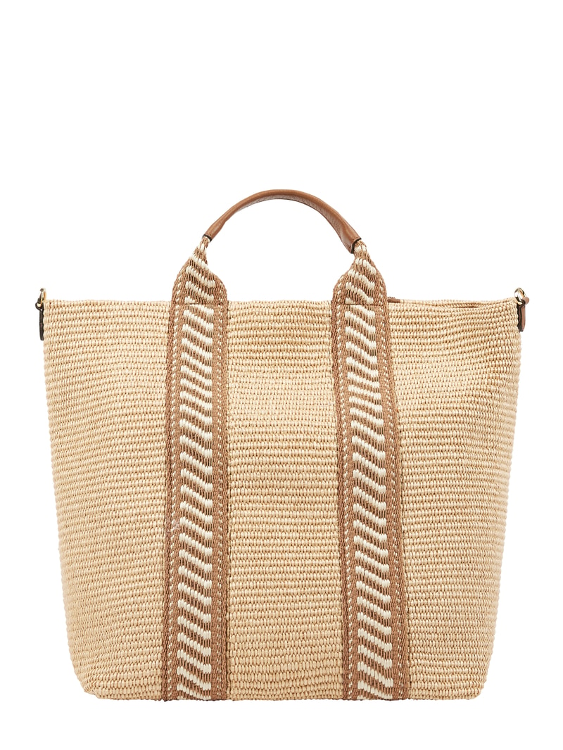 Shopper mit abnehmbarem Schulterriemen Modell 'Kaia' in beige